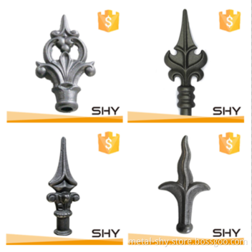 ornamental cast iron spearhead